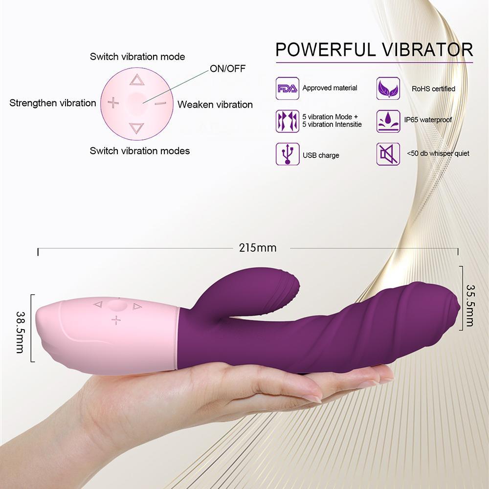 Rechargeable Personal Rabbit Vibrator Clit Stimulator