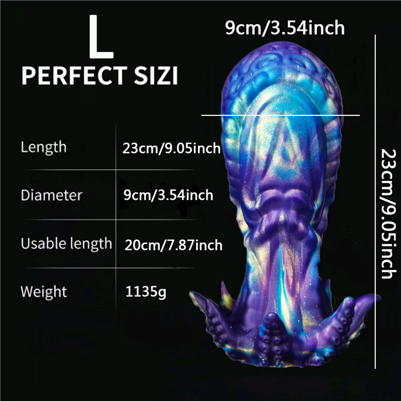 Starry Sky Alien Egg Huge Butt Plug