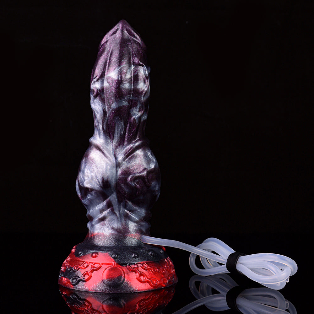 7 Inch Dog Squirting Dildo with Suction Cup