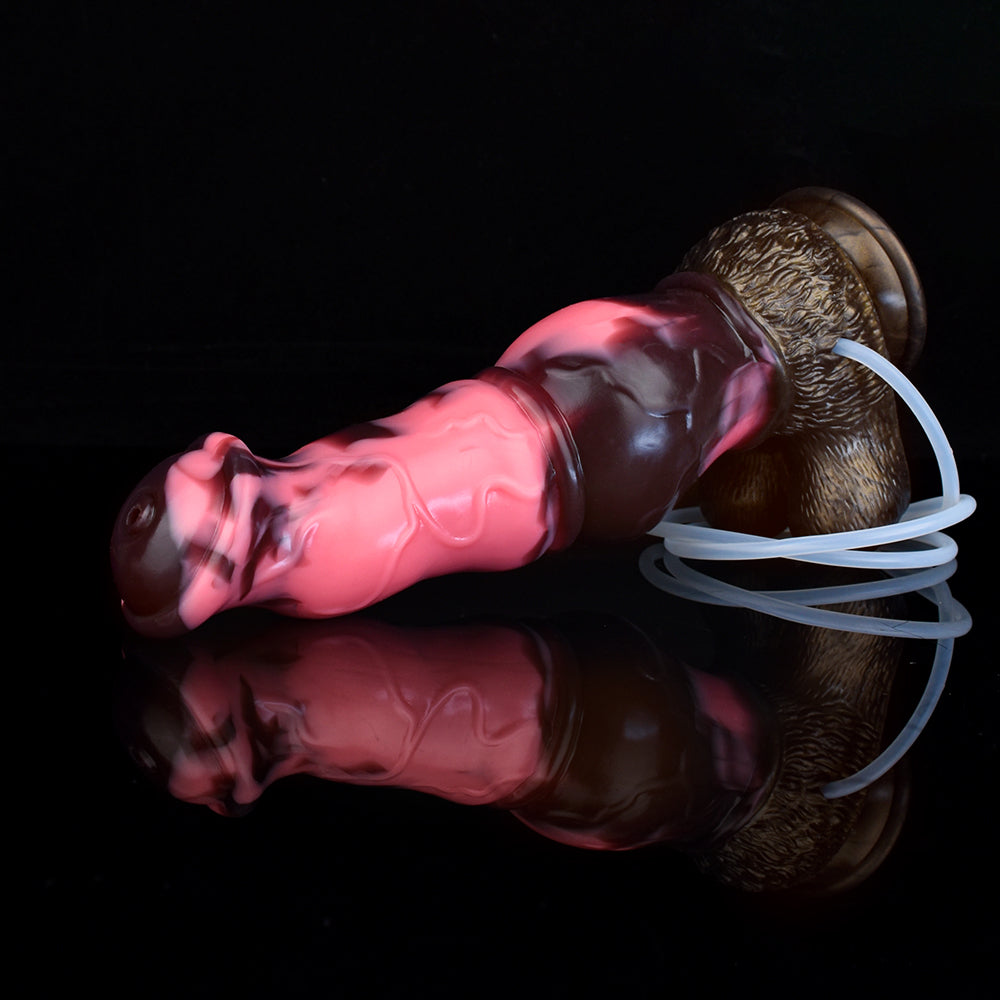 10 Inch Knot Fantasy Silicone Horse Squirting Dildo