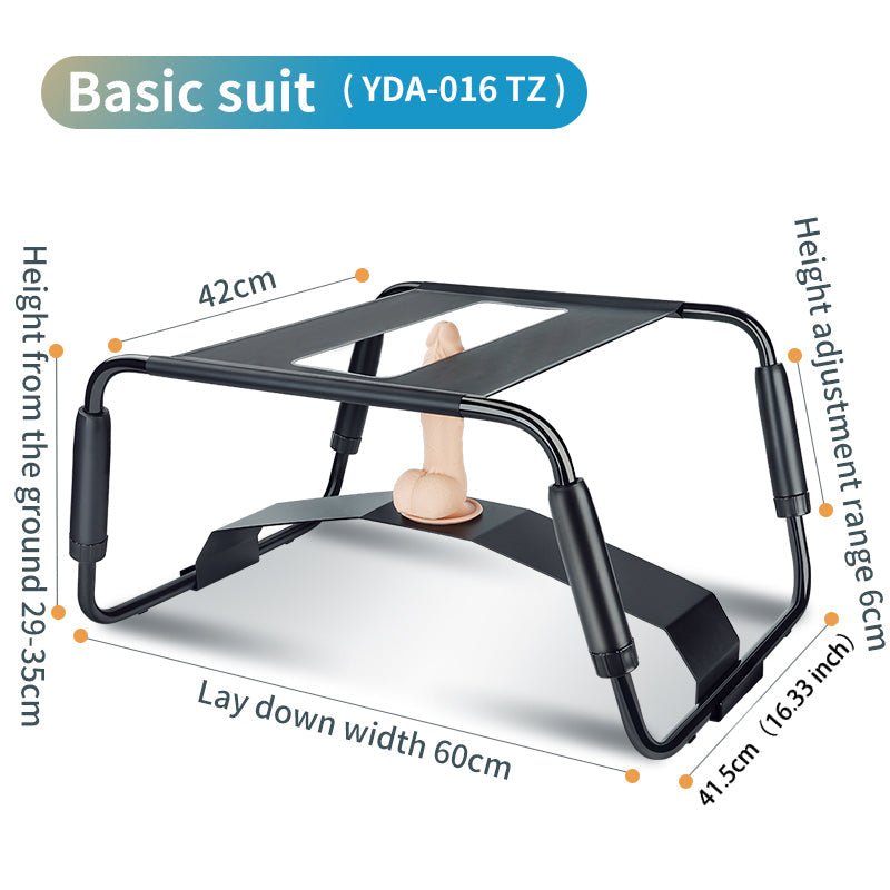 Chaise avec gode et tabouret - Positions sexuelles 