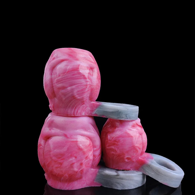Platinum Silicone Realistic Dog Cock Knot