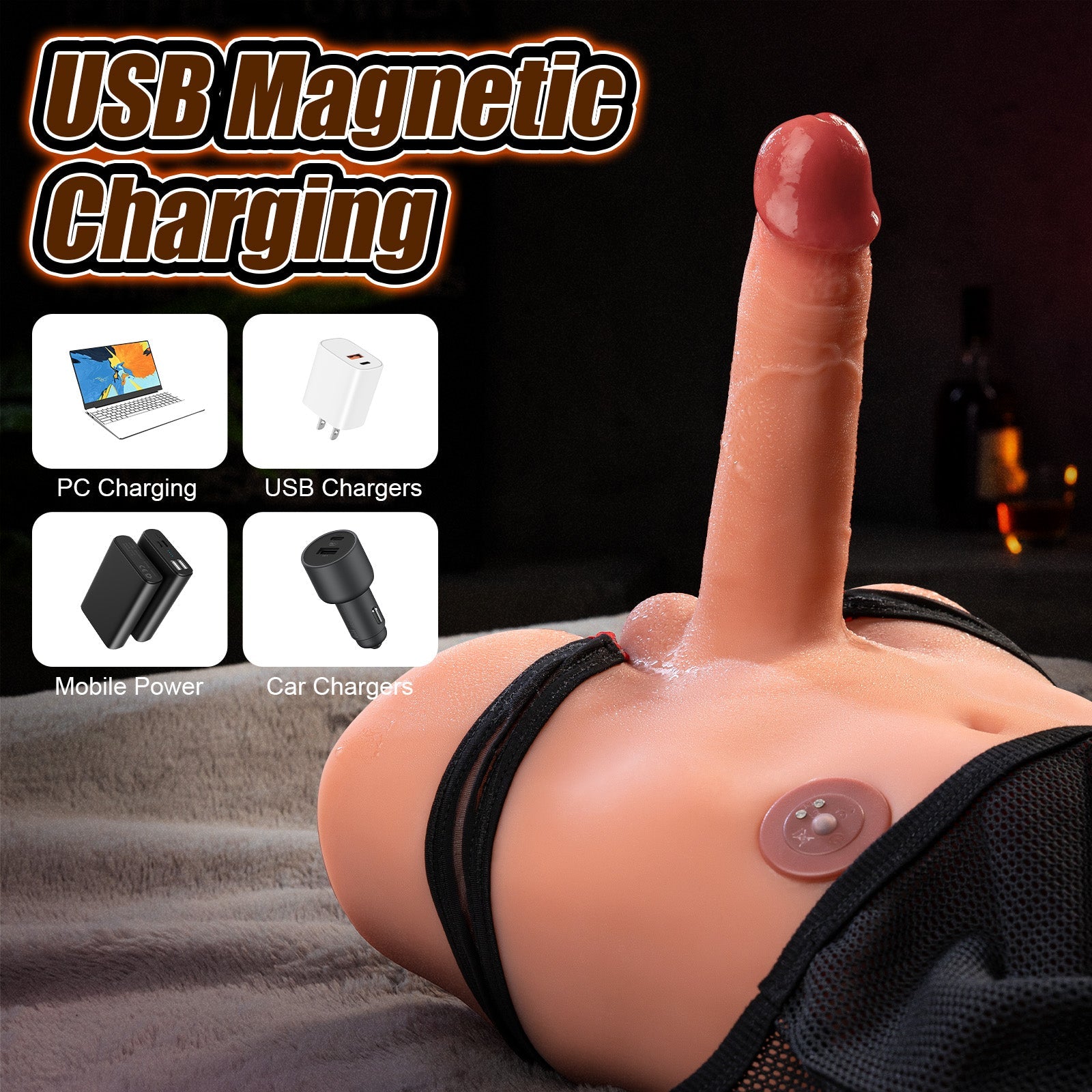 Male Buttocks Torso Thrusts Dildo Sex Doll