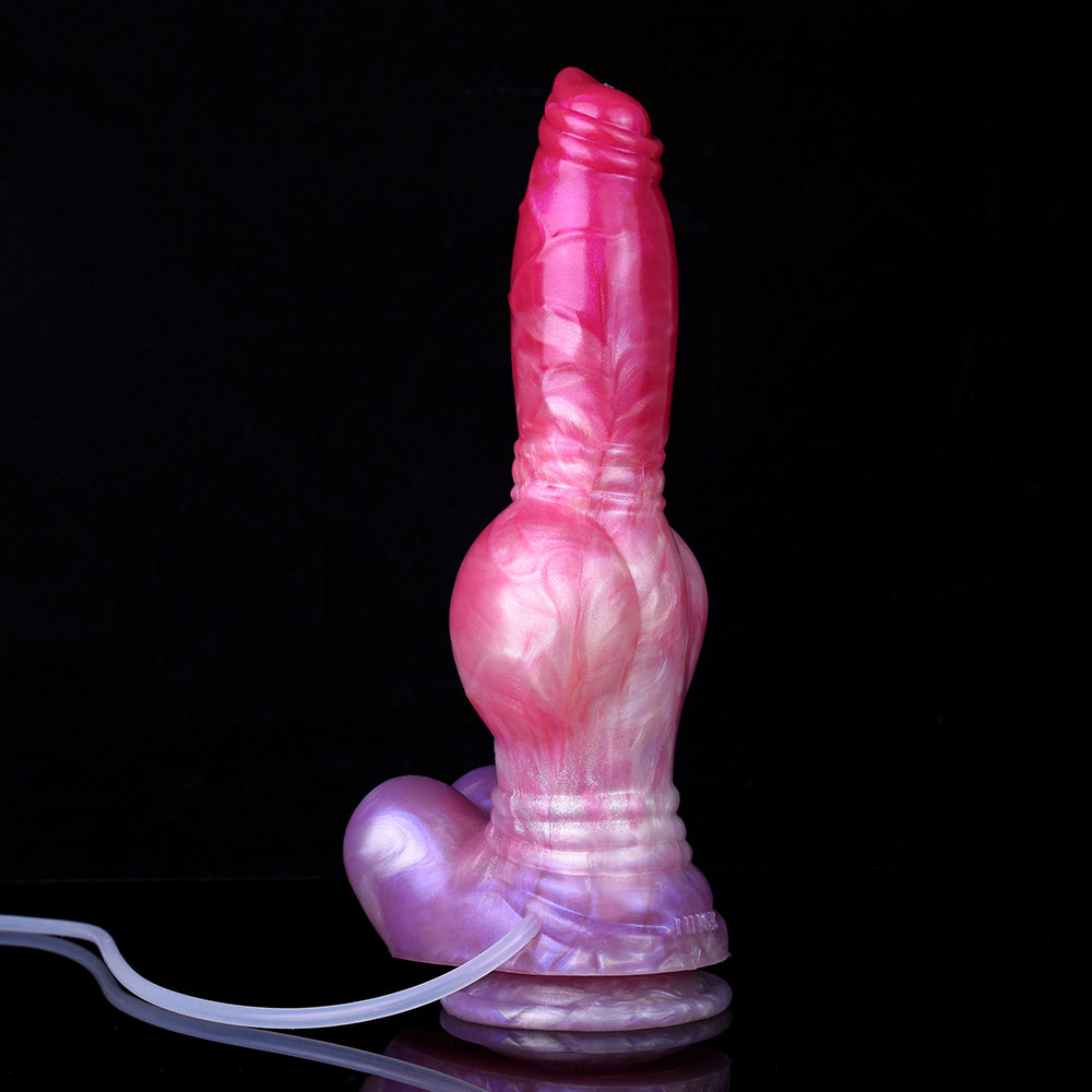 10 Inch Silicone Knot Dog Squirting Dildo