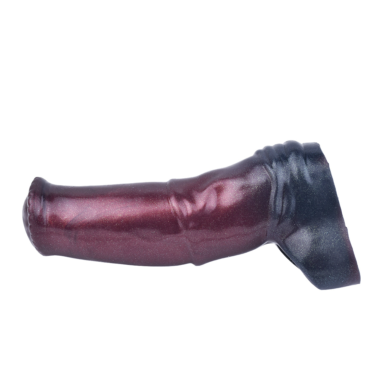 6 Inch Black Platinum Silicone Horse Cock Sleeve