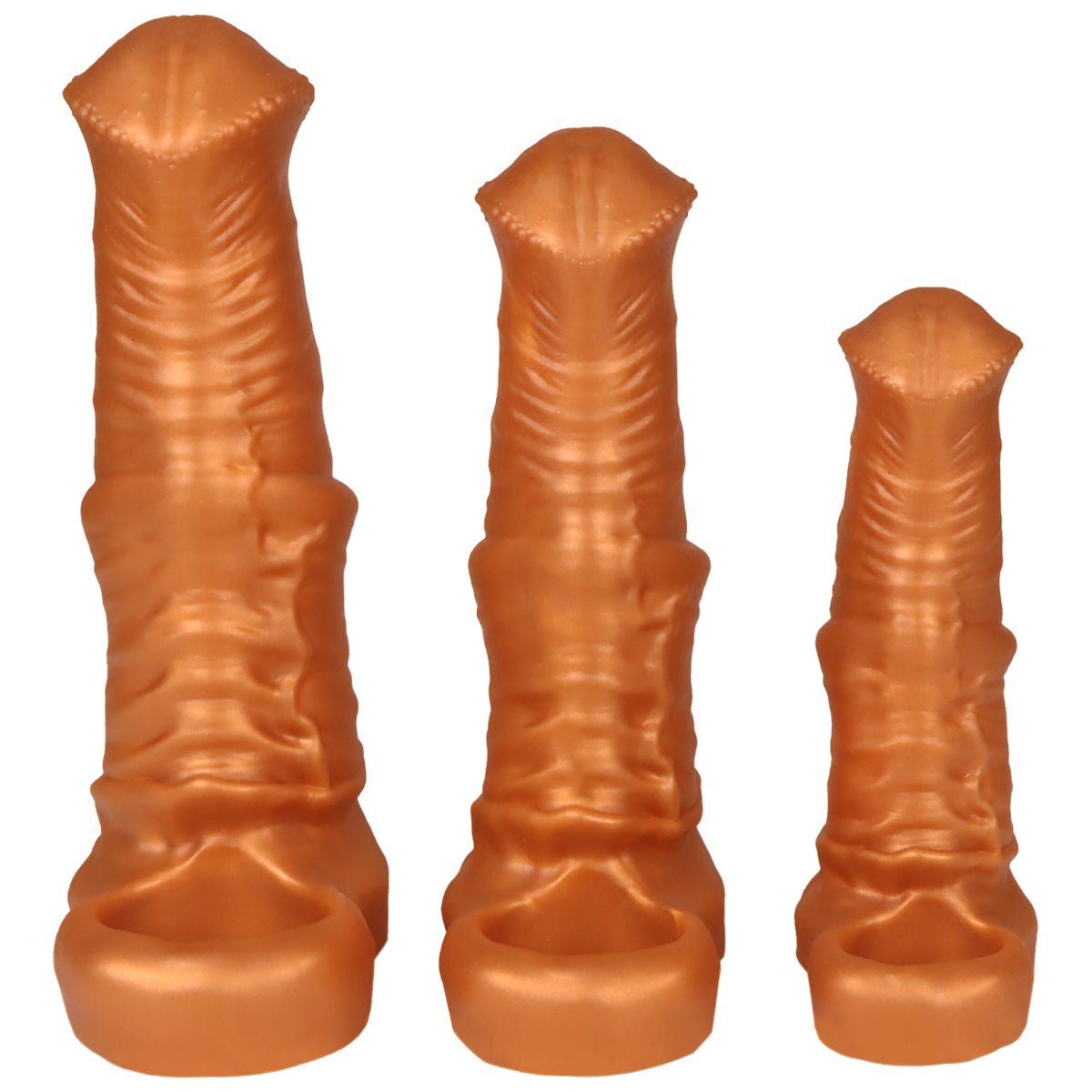 Gold Hollow Delay Horse Cock Sleeve