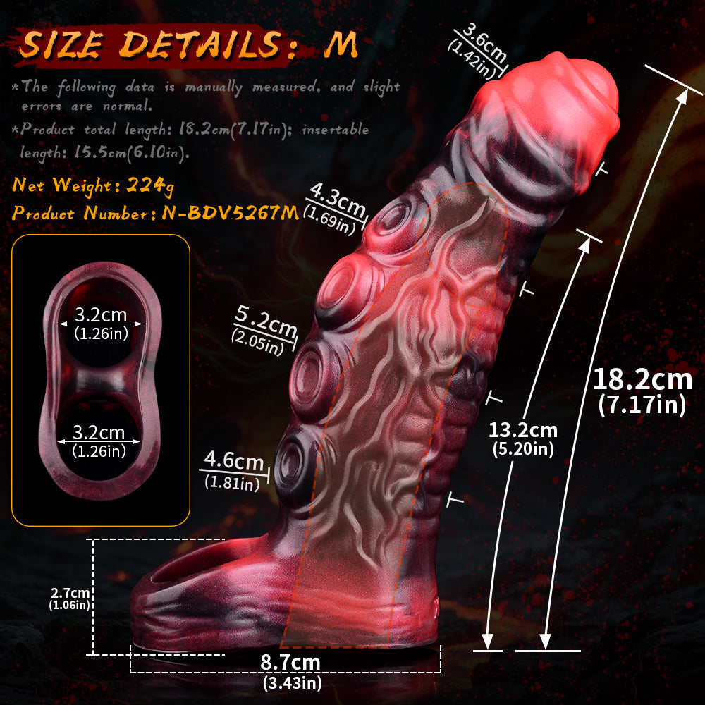 Octopus Tentacle Fantasy Vibrating Penis Sleeve