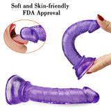 Load image into Gallery viewer, Small purple dildo