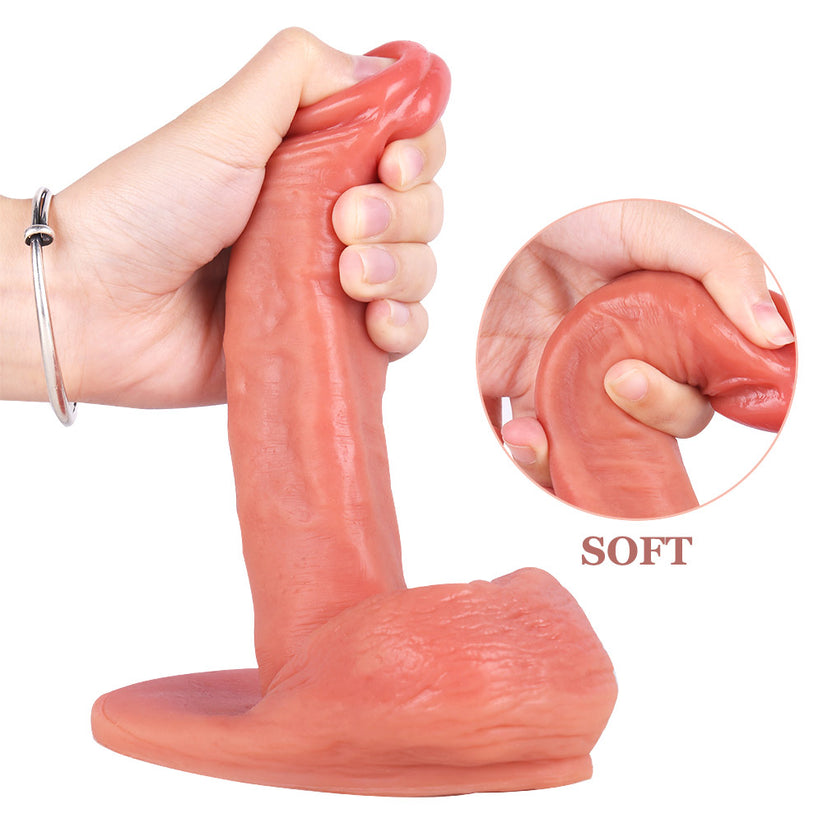 7 Inch Slim Realistic Penis Suction Cup Dildo