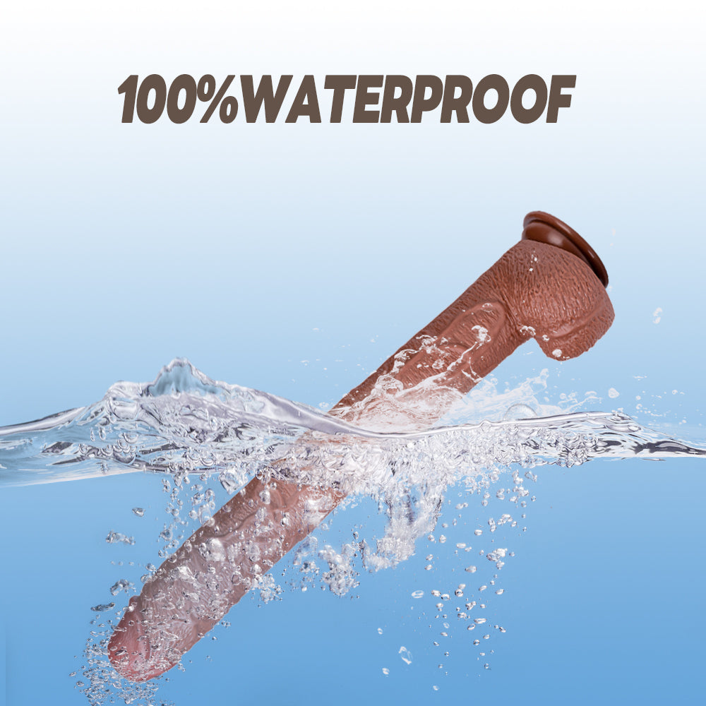 17 Inch Brown Depth Training Extra Long Dildo