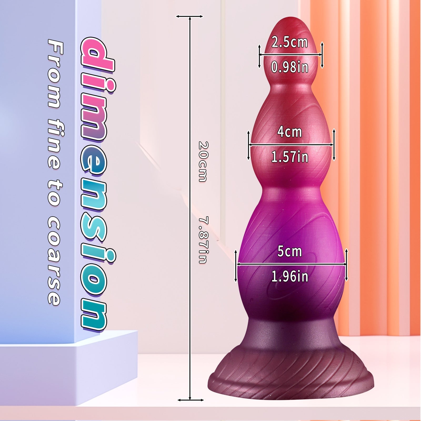 Egg Plug Three Size Silicone Anal Toy Butt Plug Set