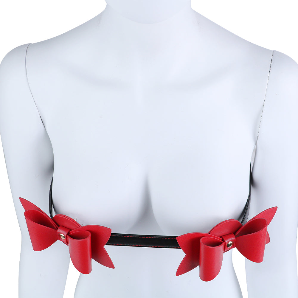 Bowknot Christmas Gift Metal Rivet Nipple Clamps