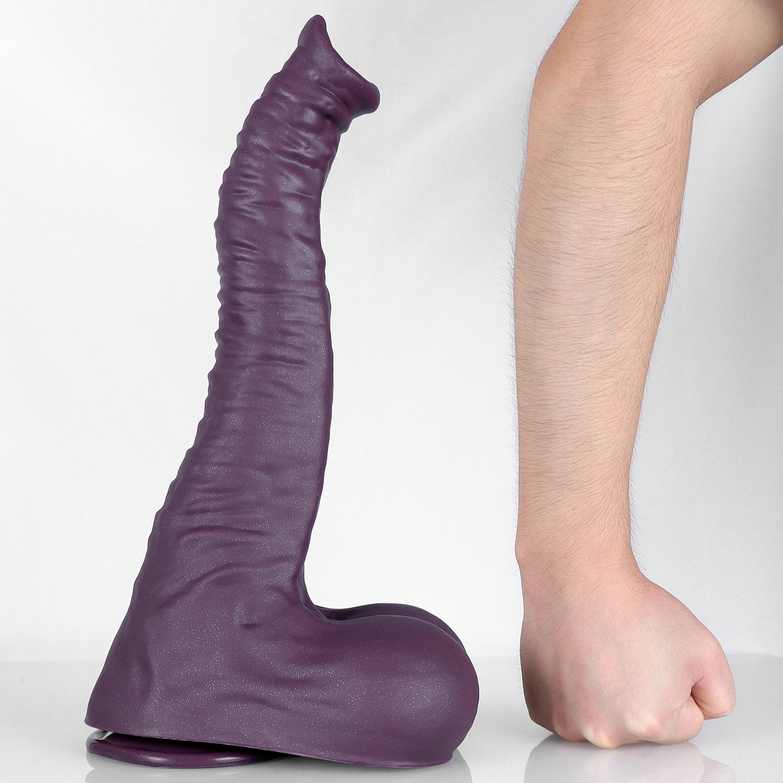Purple Silicone Animal Elephant Trunk Dildo