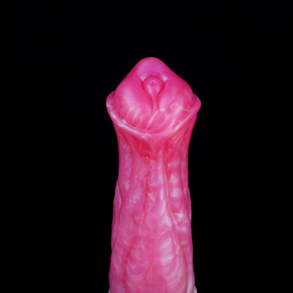 9 Inch Silicone Peach Fantasy Horse Dildo