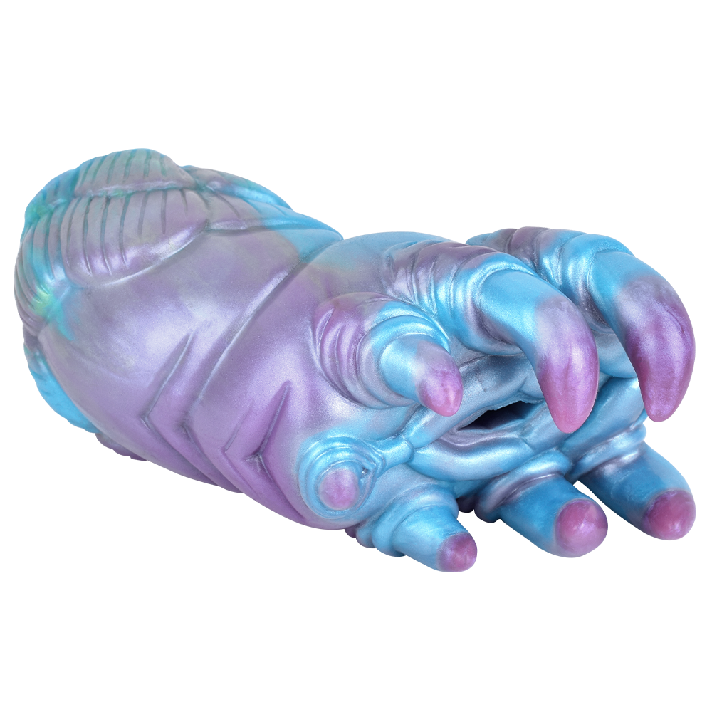 Blue Monster Claw Silicone Pussy Pocket