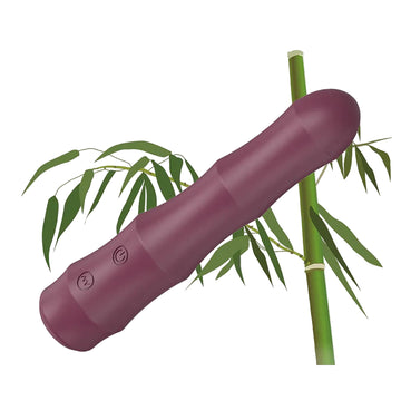 Purple Wand Bamboo Silicone G Spot Masturbator