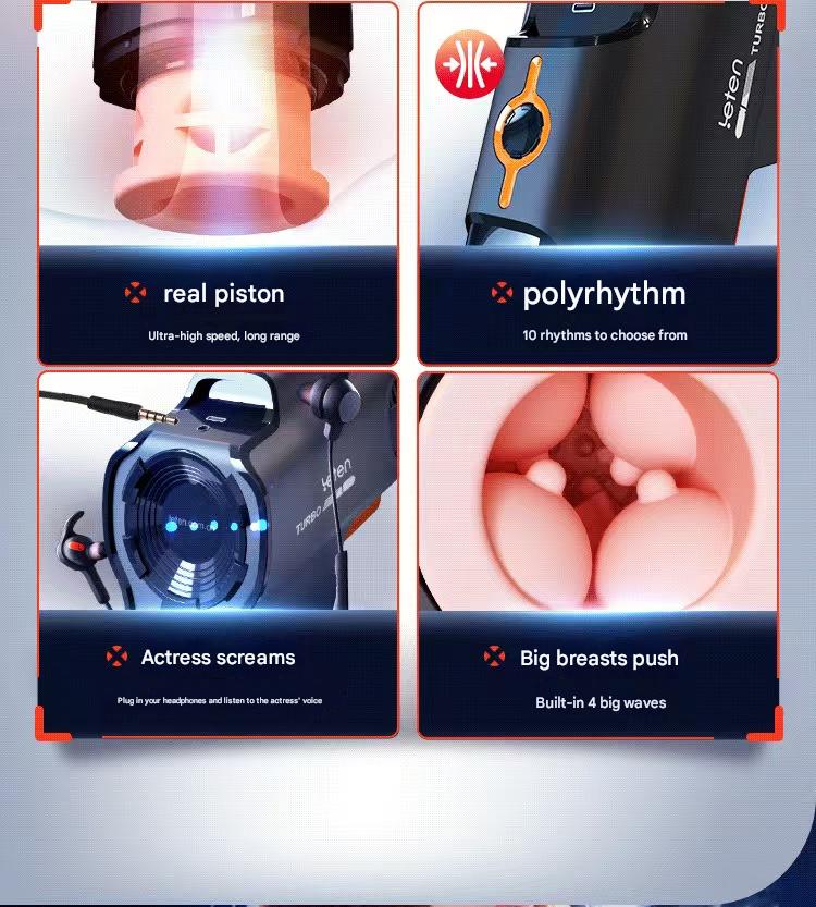 Thunder Laser Pistol Electric Masturbator