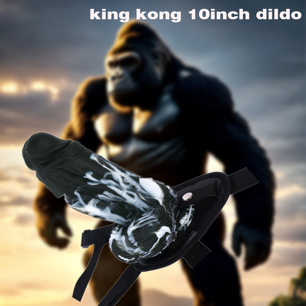 9 Inch Silicone Silverback Fantasy Big Dildo