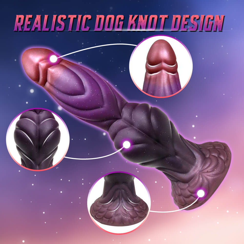 9 Inch Alien Realistic Dog Knot Dildo
