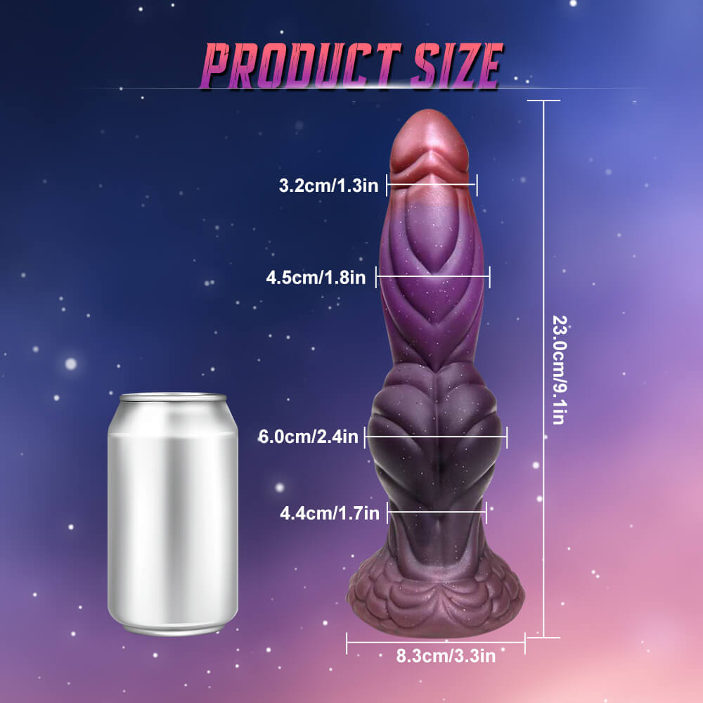 9 Inch Alien Realistic Dog Knot Dildo