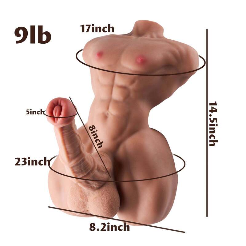 8 Inch Centaur Sex Doll Torso Dildo
