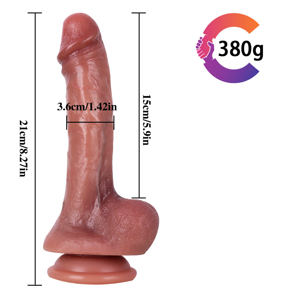 8 Inch Ultra Realistic Dildo Harness