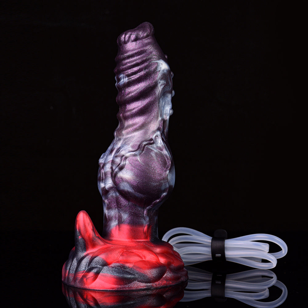 7 Inch Raised Spiked Dog Squirting Dildo