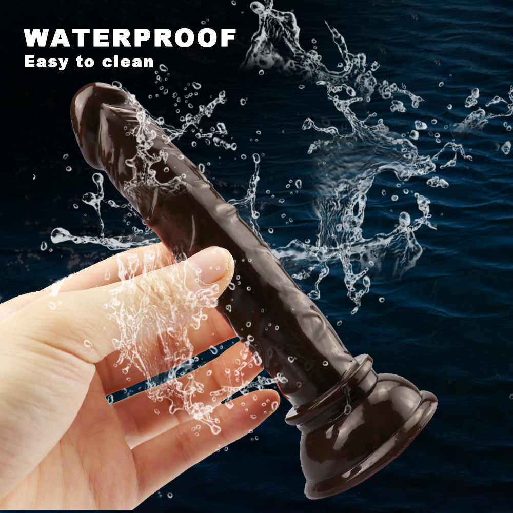 5 Inch Tiny Brown Anal Mini Dildo