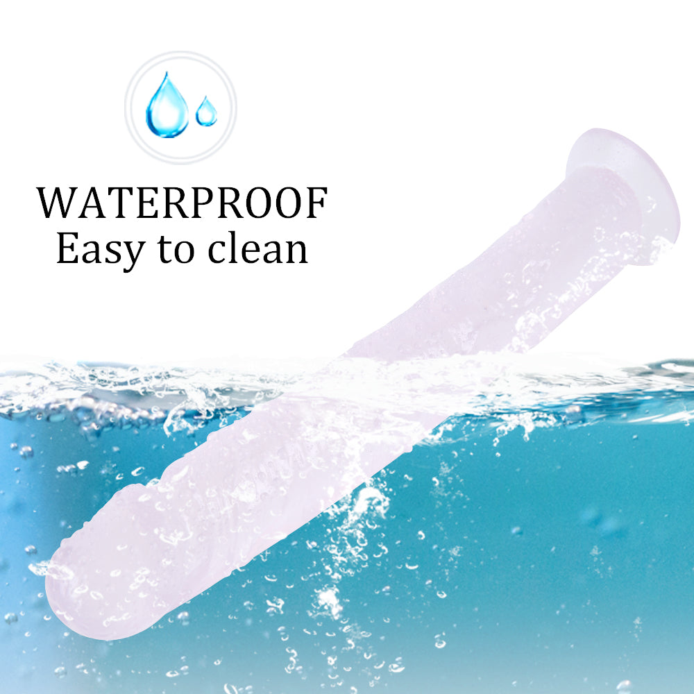 10 Inch Clear Extra Long Strap On Dildo