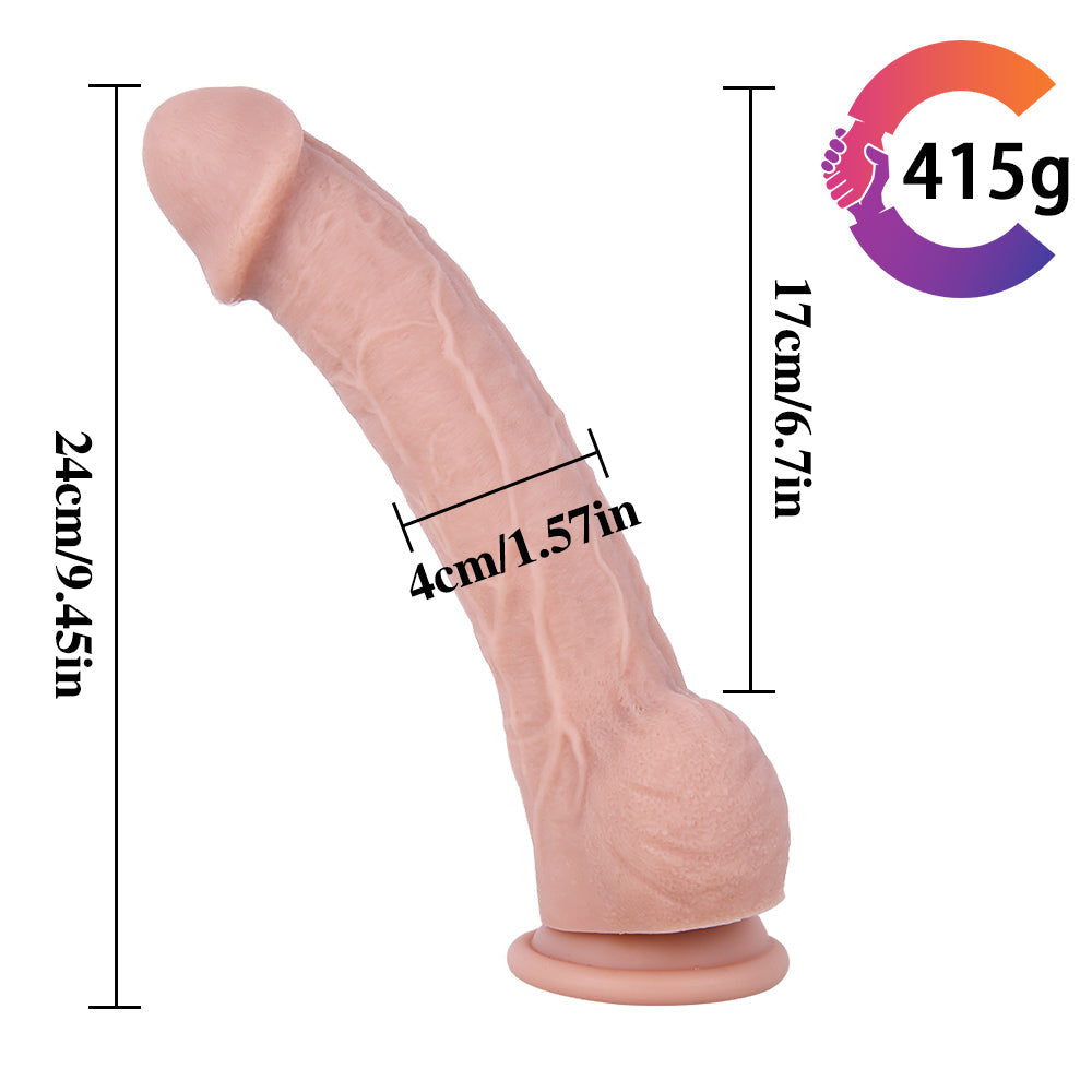 9 Inch Silicone Cartoon Strap On Dildo
