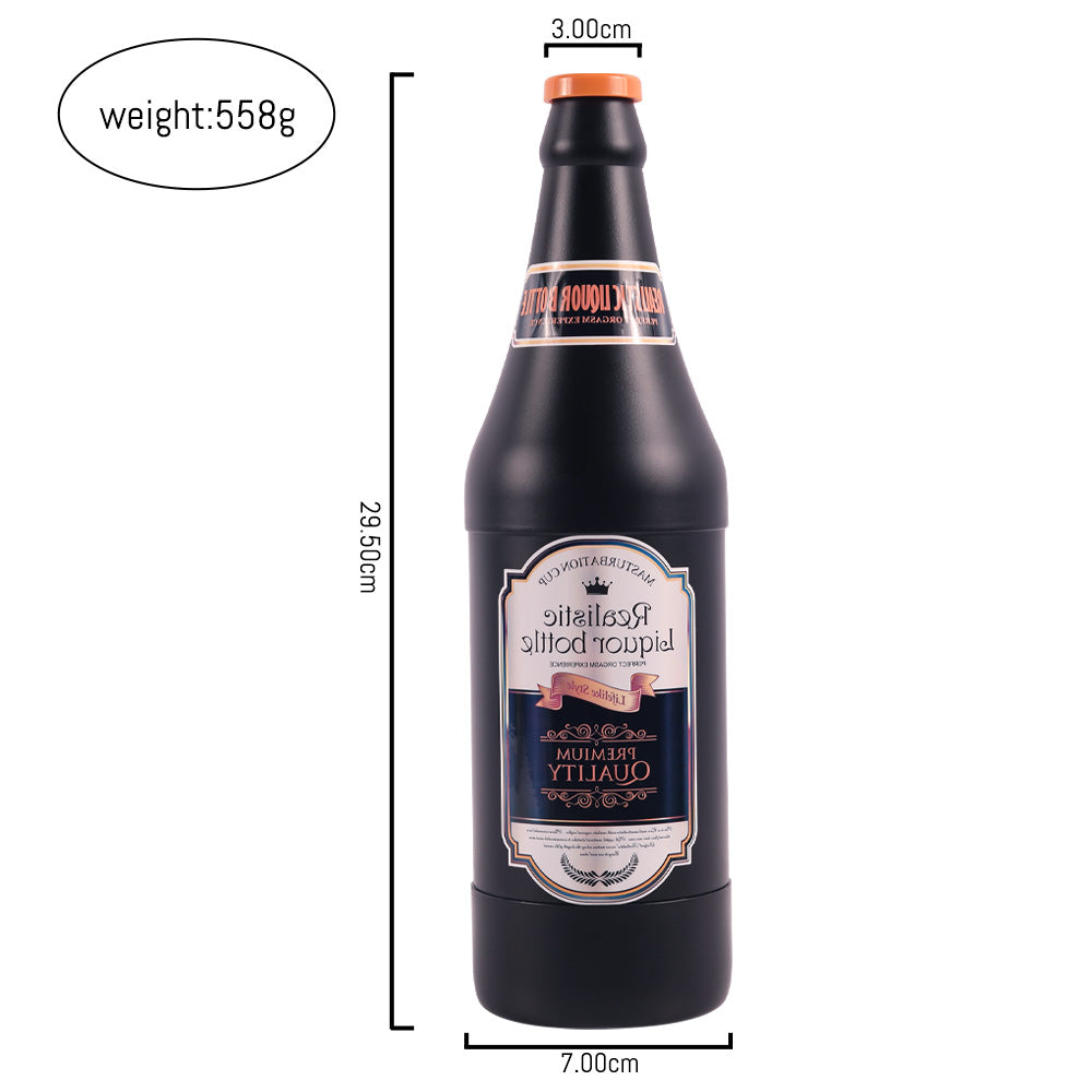 Masturbateur pour hommes avec déguisement de vagin portable à bière