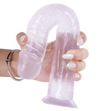 Charger l&#39;image dans la galerie, Clear Suction Cup Dildo Straps On 10 Inch