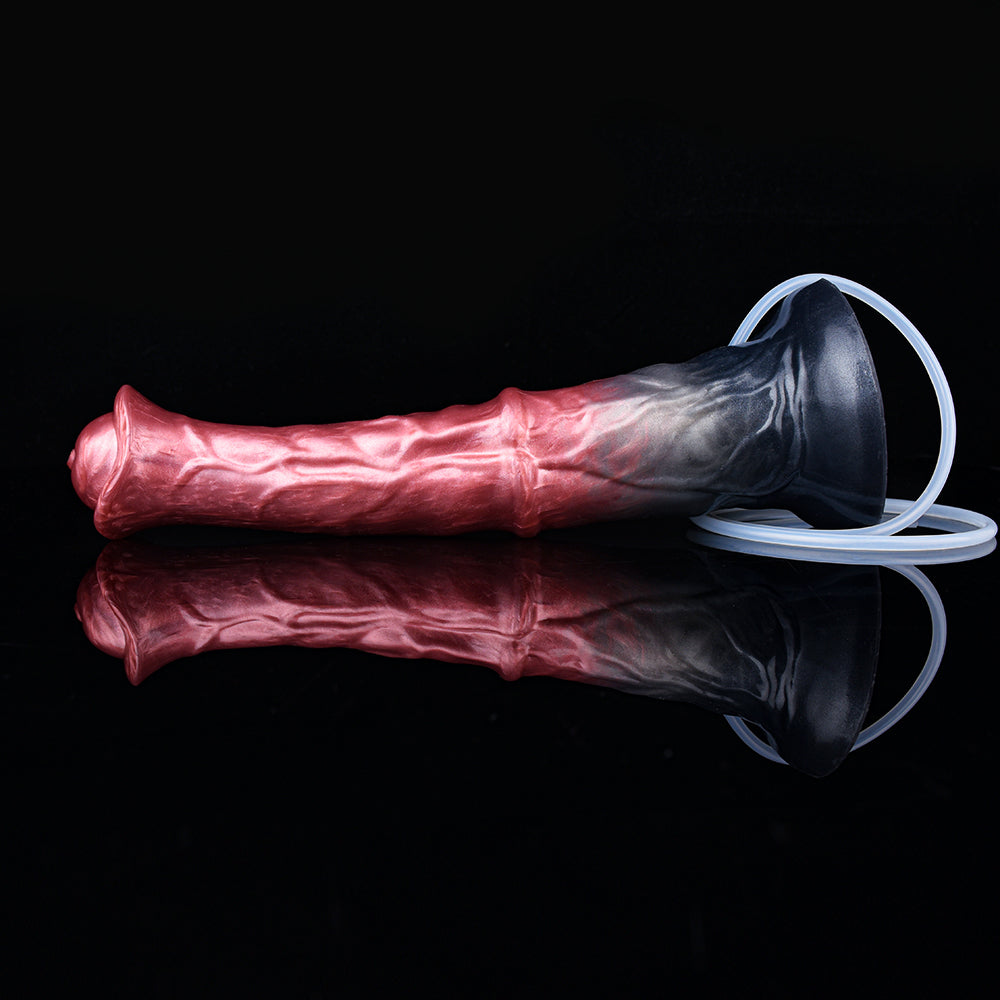11 Inch Long Big Animal Horse Squirt Dildo