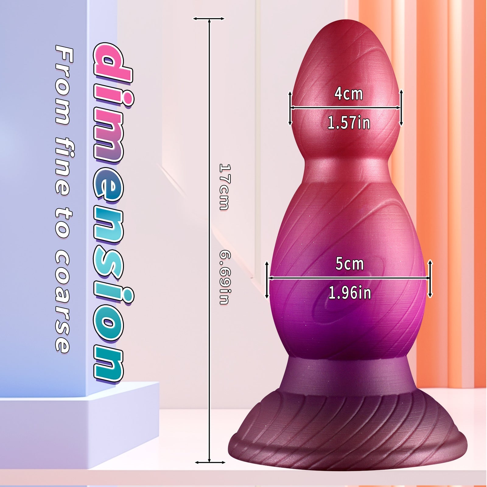 Egg Plug Three Size Silicone Anal Toy Butt Plug Set