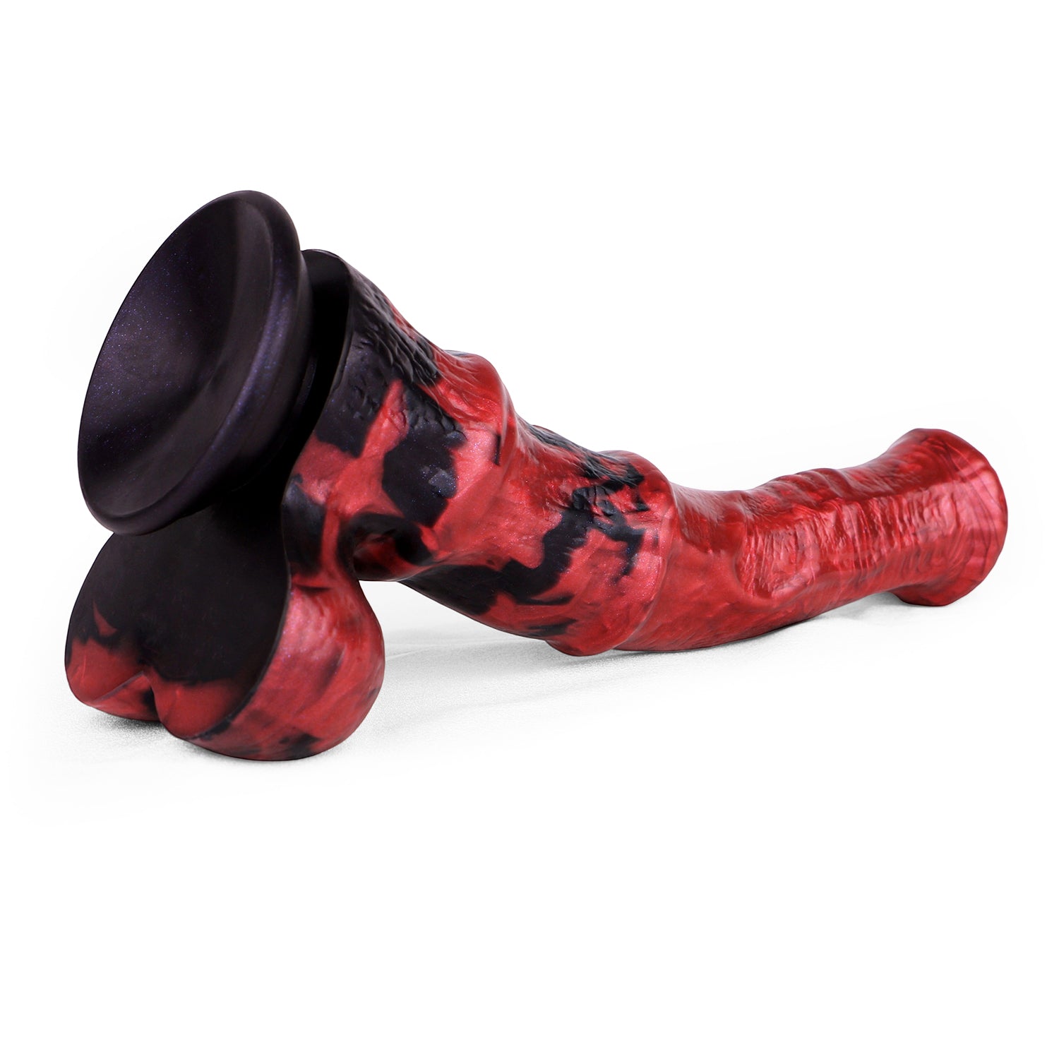 Red Realistic Silicone Big Beast Horse Dildo