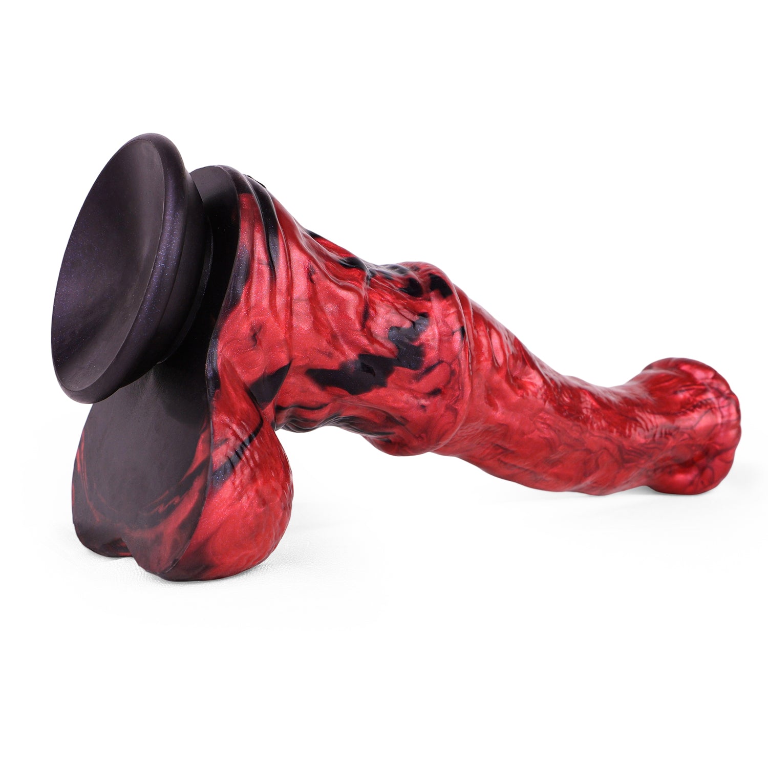 10 Inch Long Red Stallions Big Dildo