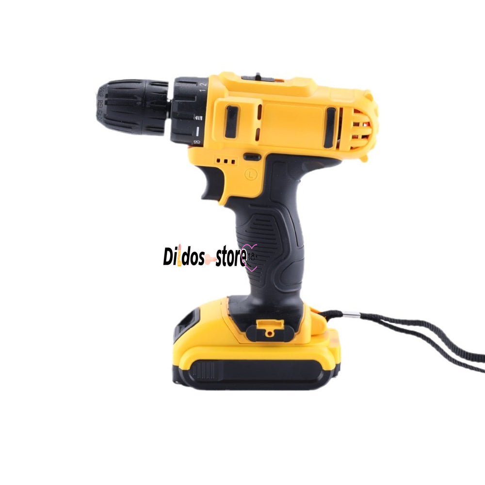 Yellow Rotating Couple Training Drill Sex Toys