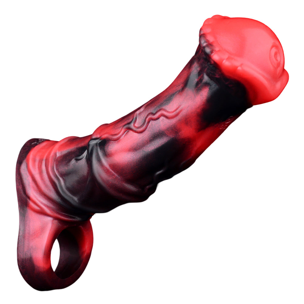 Remote Control Vibrating Horse Cock Sleeve