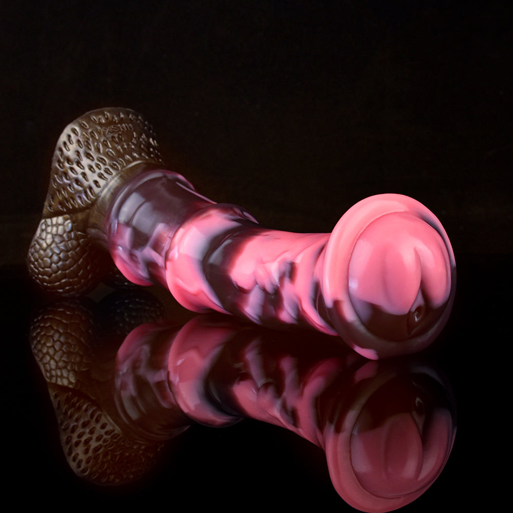 10 Inch Silicone Horse Dildo with Ball Base