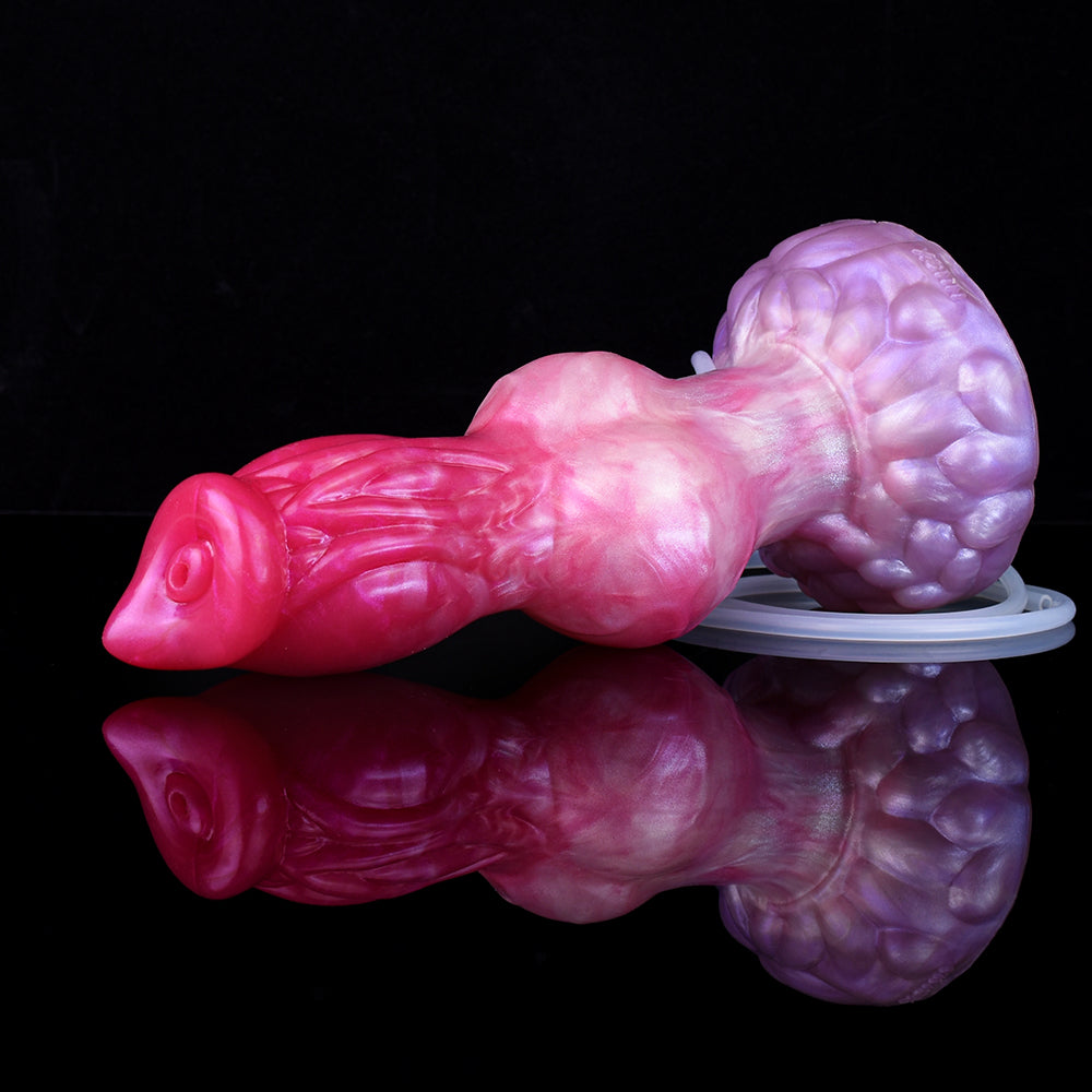 8 Inch Silicone Monster Dog Squirting Dildo