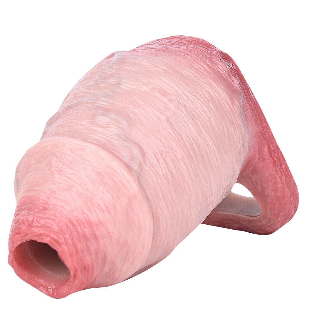 4.5 Inch Realistic Foreskin Big Cock Knots