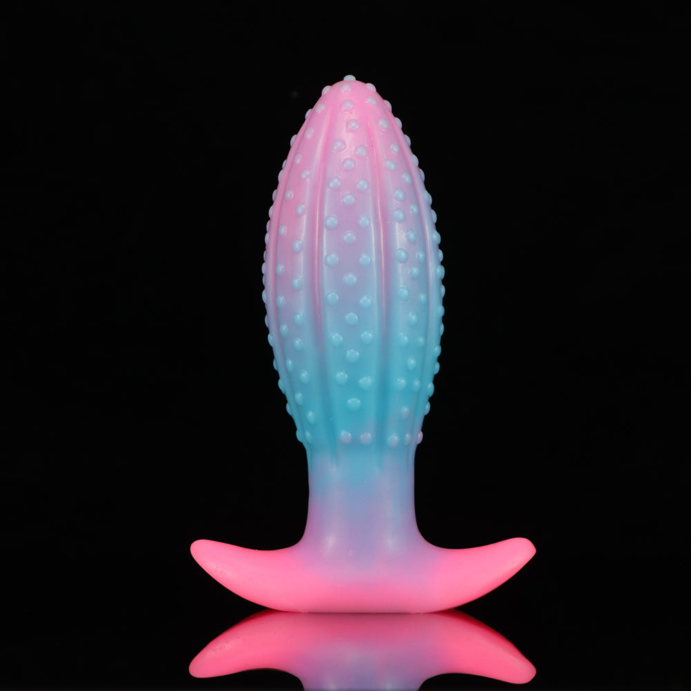 Glow In The Night Prickly Cactus Big Butt Plug—Multiple sizes