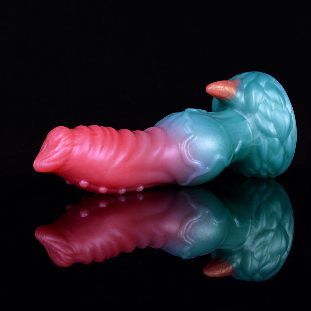 7 Inch Silicone Spiked Knot Dog Dildo