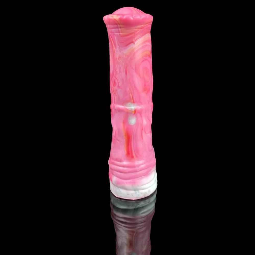 Pink Silicone Horse Cock Penis Sleeve