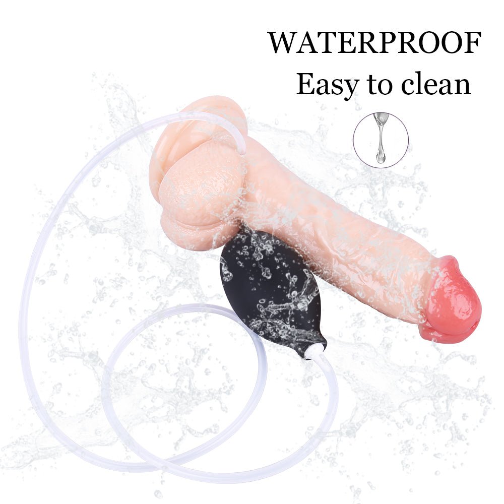 7 Inch Realistic Caucasian Squirting Dildo