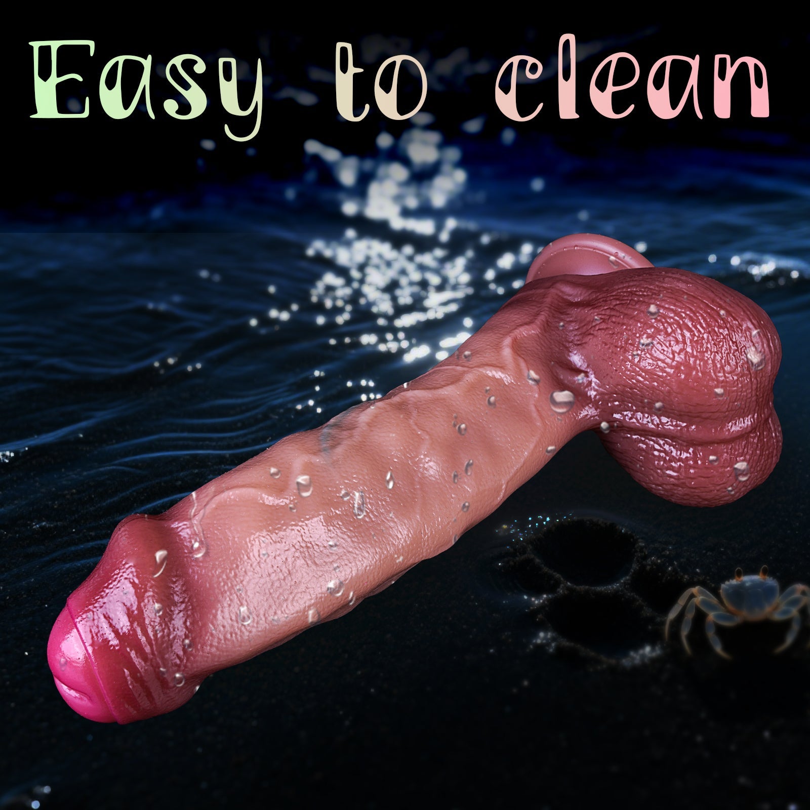 Dual Density Realistic 10 Inch Uncircumcised Dildo