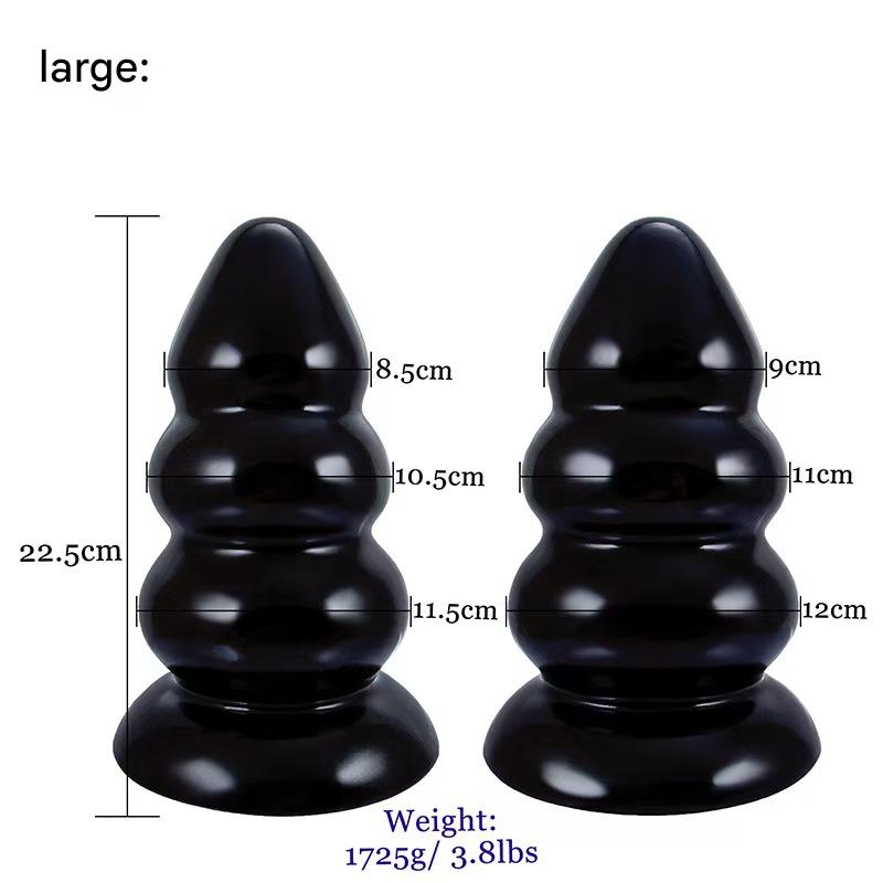 Three Jewels Tower Huge Anal dildo