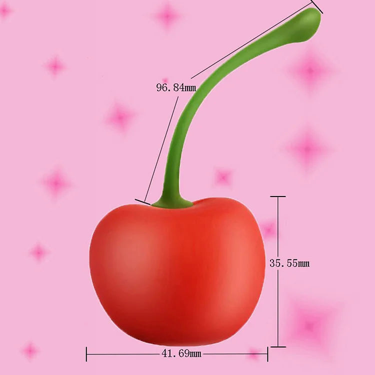 Small Cute Realistic Cherry Clitoral Vibrator