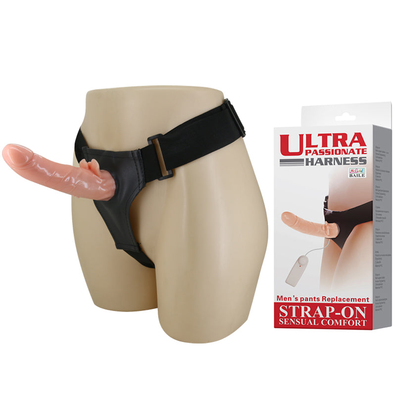 Stimulate Clitoral Lesbian Vibrating Strap On Dildo