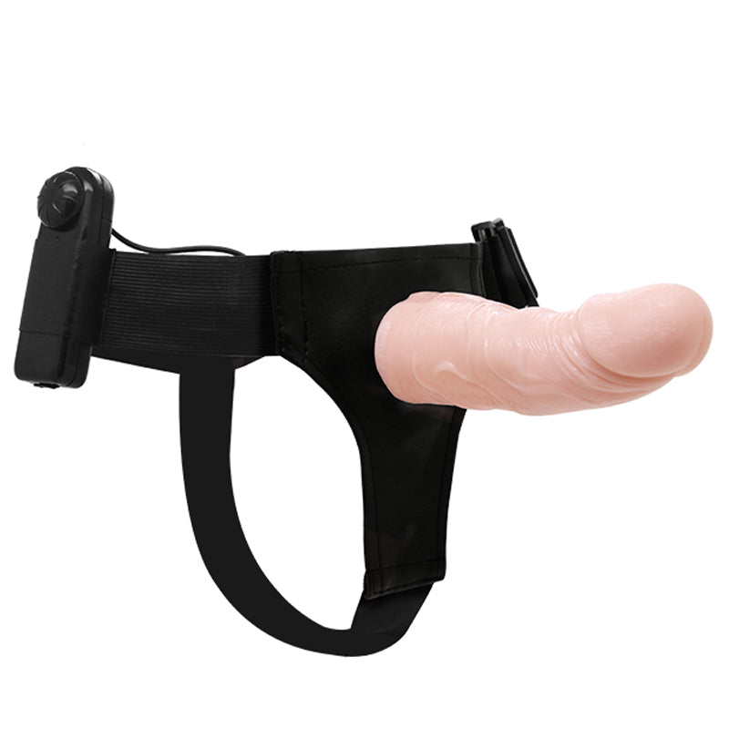 5 Inch Male Hollow Vibrating Strap On